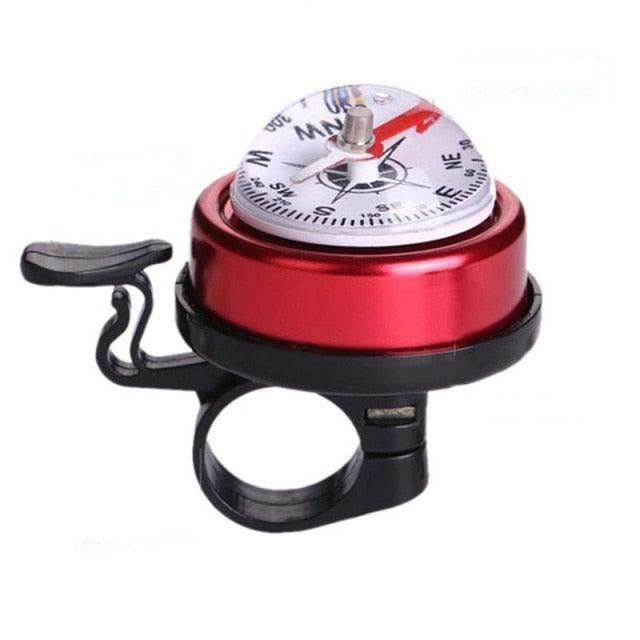 Mountain Bike Bicycle Bell Bike Compass Bicycle Bells Handlebar Aluminum Compass Ring Cycling Bike Horn Bicycle Accessories Bicycle Bell Bike Bell With Compass And Loud Crisp Clear Sound For Scooter Mountain Bike Road Bike - UrbanCycling.com