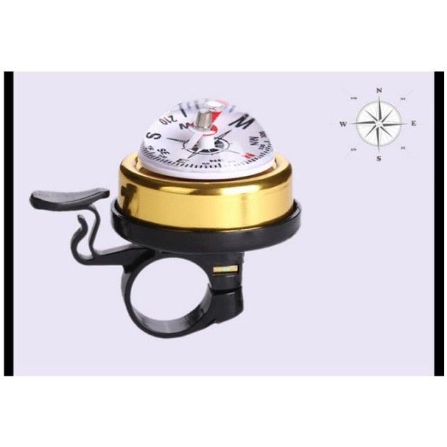 Mountain Bike Bicycle Bell Bike Compass Bicycle Bells Handlebar Aluminum Compass Ring Cycling Bike Horn Bicycle Accessories Bicycle Bell Bike Bell With Compass And Loud Crisp Clear Sound For Scooter Mountain Bike Road Bike - UrbanCycling.com