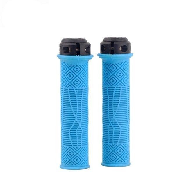 Mountain Bike Handlebar Handle Pro Lock Handle Aluminum Alloy Silicone Handlebar Grips Double Lock - on Bicycle Handle Bar Grips Ergonomic Non - Slip Silicone Hand Grip For Scooter Mountain - UrbanCycling.com