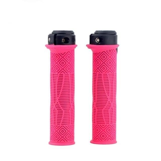 Mountain Bike Handlebar Handle Pro Lock Handle Aluminum Alloy Silicone Handlebar Grips Double Lock - on Bicycle Handle Bar Grips Ergonomic Non - Slip Silicone Hand Grip For Scooter Mountain - UrbanCycling.com
