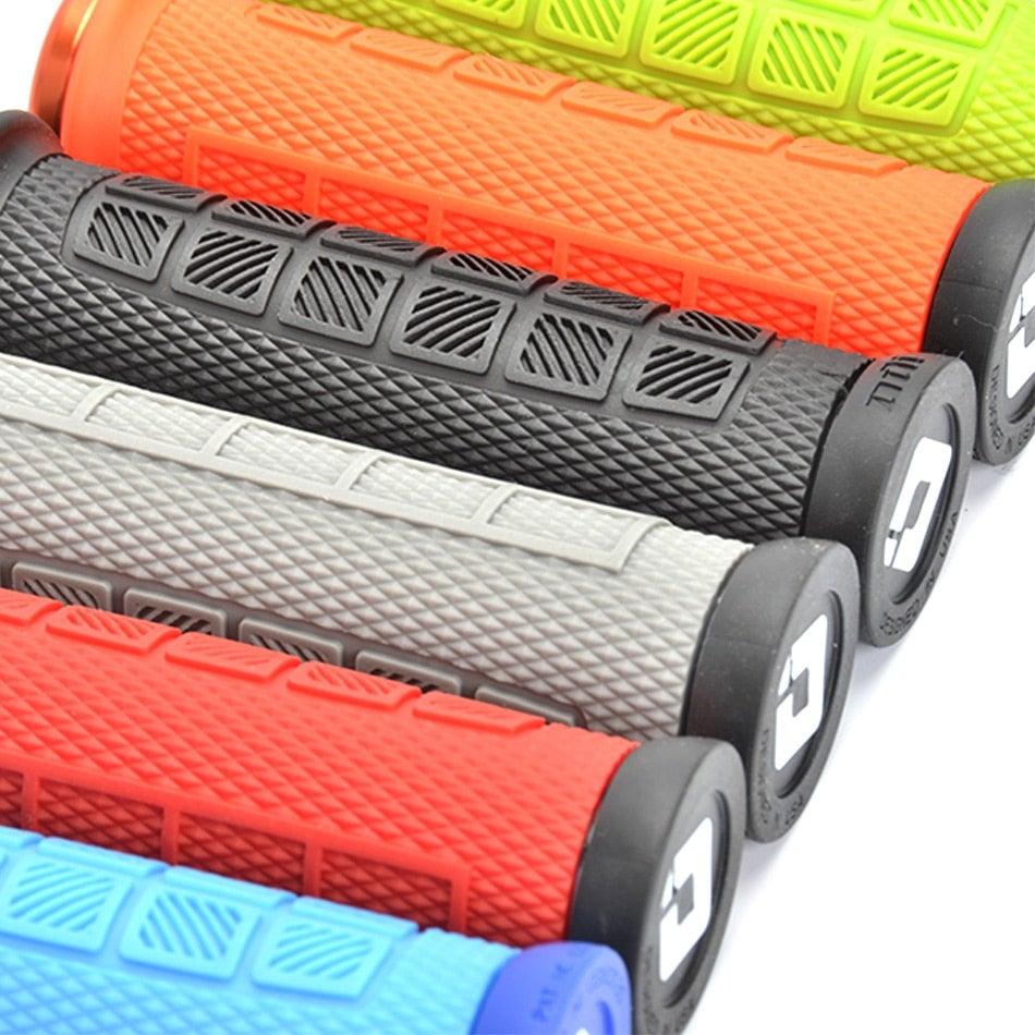 Mountain Bike Handlebar Handle Pro Lock Handle Aluminum Alloy Silicone Handlebar Grips Double Lock - on Bicycle Handle Bar Grips Ergonomic Non - Slip Silicone Hand Grip For Scooter Mountain - UrbanCycling.com