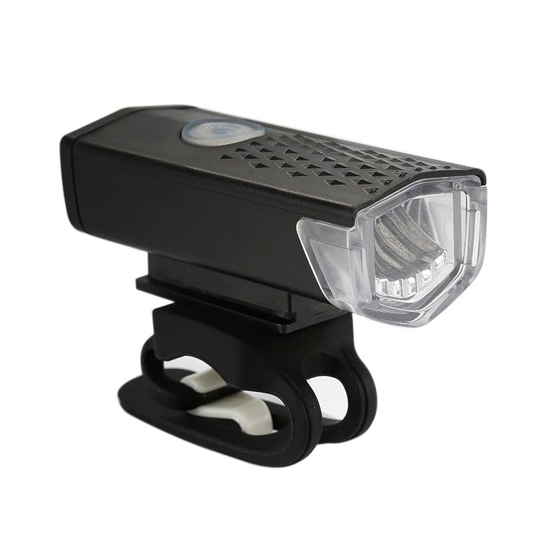 Mountain Cycle Front Back Headlight Lamp Flashlight Cycle Light 300 Lumens 3 Modes Bike Bicycle Light Bicycle Lights Super Bright LED Bike Lights For Night Riding Bike Headlight With USB LED Rechargeable - UrbanCycling.com