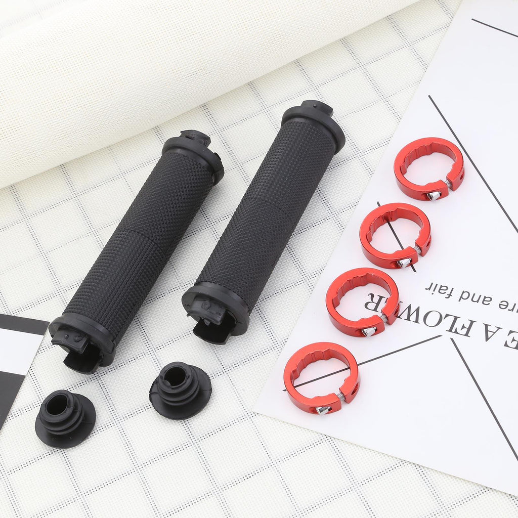 Mountain Road Cycling Bike Bicycle Handlebar Cover Grips Smooth Soft Rubber Anti - Slip Handle Double Lock On Locking Bicycle Grips Non - Slip Bike Handles Grip For Kids Bike Non - Slip Rubber Mushroom Grips For Scooter - UrbanCycling.com