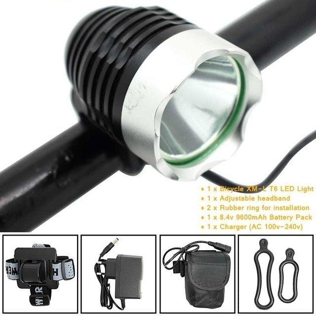 Mountian Bike Front Lamp 1800LM Bicycle Headlight Cycling Headlamp Battery Pack Charger 3 Modes Bike Headlight Waterproof LEDs Bicycle Light Mountain Bike Front Light Headlamp Bike Light - UrbanCycling.com