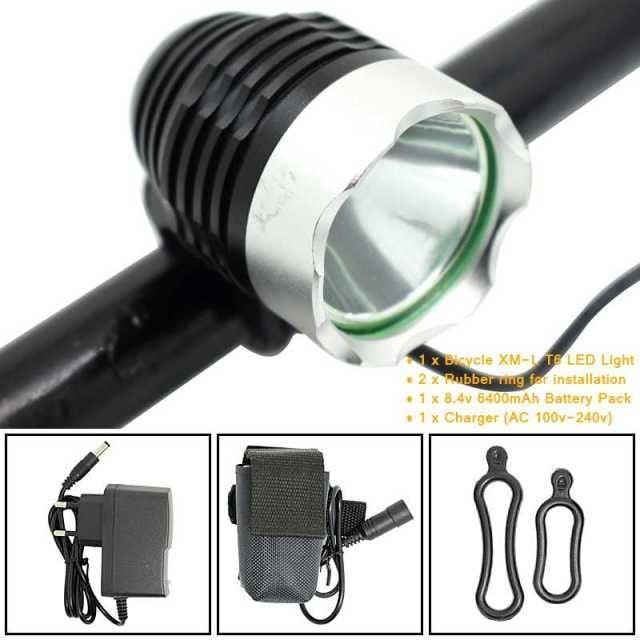 Mountian Bike Front Lamp 1800LM Bicycle Headlight Cycling Headlamp Battery Pack Charger 3 Modes Bike Headlight Waterproof LEDs Bicycle Light Mountain Bike Front Light Headlamp Bike Light - UrbanCycling.com