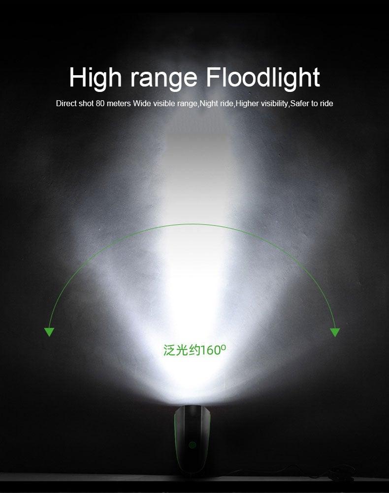 Multifunction Bicycle Light Ultra Bright With Electric 130dB Horn Bicycle Bell Bike Light Rainproof LED Bike Tail Light 2 Pack Bright Bicycle Rear Cycling Safety Flashlight Light Mode Options High Intensity Led Rear Light Fits On Any Bike - UrbanCycling.com