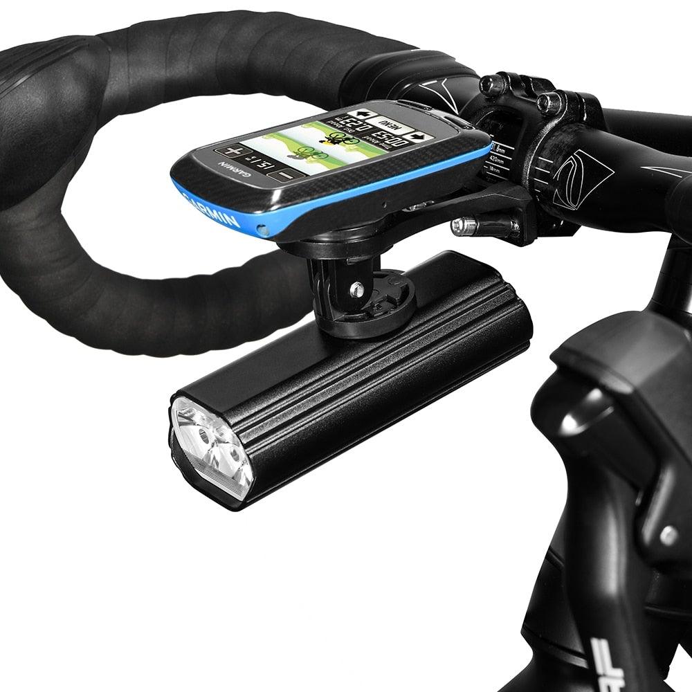 Multifunctional Bike Light Headlight Holder Powerful Flashlight USB Charging LED Bicycle Front Light 5 Light Modes Powerful Waterproof Bicycle Light Easy To Mount Fits All Bicycles 1800 Lumens - UrbanCycling.com