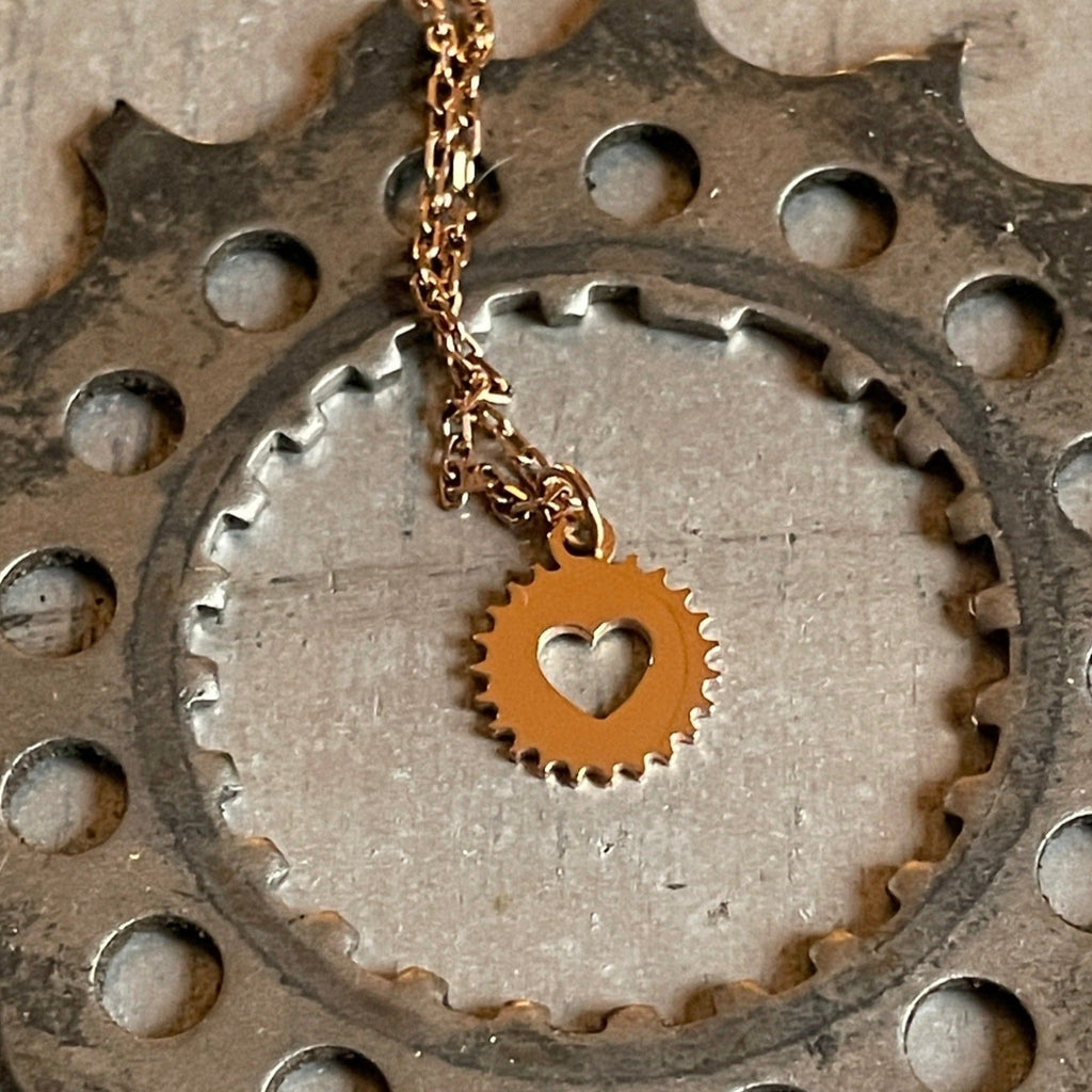 Necklace Crank Heart - UrbanCycling.com