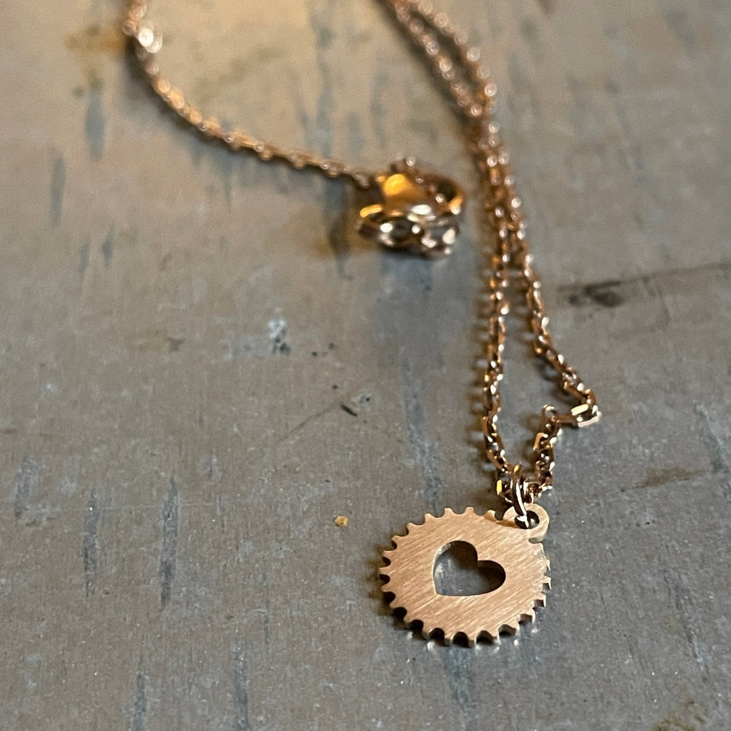 Necklace Crank Heart - UrbanCycling.com
