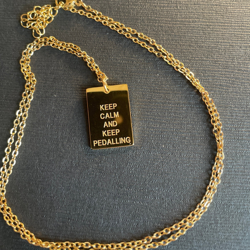 Necklace Keep Calm - UrbanCycling.com