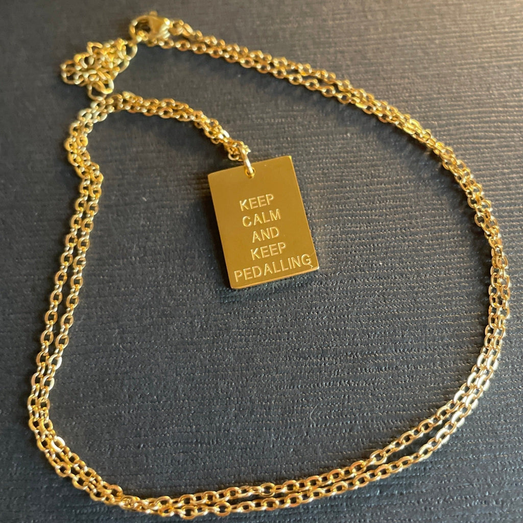Necklace Keep Calm - UrbanCycling.com