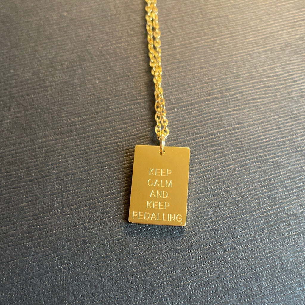 Necklace Keep Calm - UrbanCycling.com