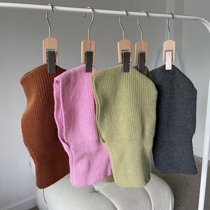 New Balaclava Party Mask Hat Caps For Skiing Bicycle Cycling Outdoor Unisex Keep Warm Sports Beanies Knitted Headgear Face Hooded Cowl Neckerchief with Drawstring Soft Balaclava Pullover Knitted Beanie for Adults Men Women Ski Caps - UrbanCycling.com