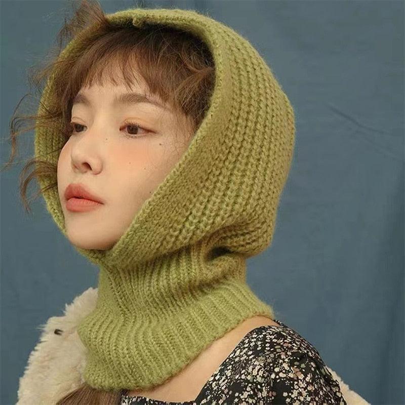 New Balaclava Party Mask Hat Caps For Skiing Bicycle Cycling Outdoor Unisex Keep Warm Sports Beanies Knitted Headgear Face Hooded Cowl Neckerchief with Drawstring Soft Balaclava Pullover Knitted Beanie for Adults Men Women Ski Caps - UrbanCycling.com