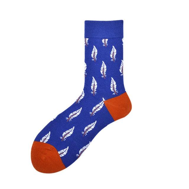 New Fashion Socks Shark Dinosaur Tiger Bear Dog Pattern Long Tube Happy Novelty Skateboarding Cycling Leisure Fun Unisex Crew Socks For Men And Women - UrbanCycling.com
