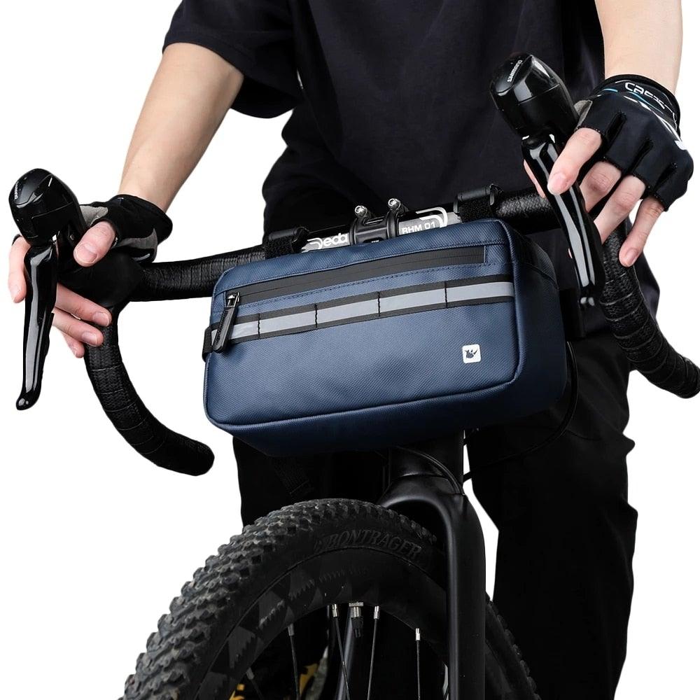 New Handlebar Bag Bicycle Bags Frame Pannier Bag Waterproof Multifunction Portable Shoulder Bag Bike Accessories Multifunction Bike Handlebar Bag Front Bicycle Frame Bag Waterproof Shoulder Bag Handbag Waist Bag - UrbanCycling.com