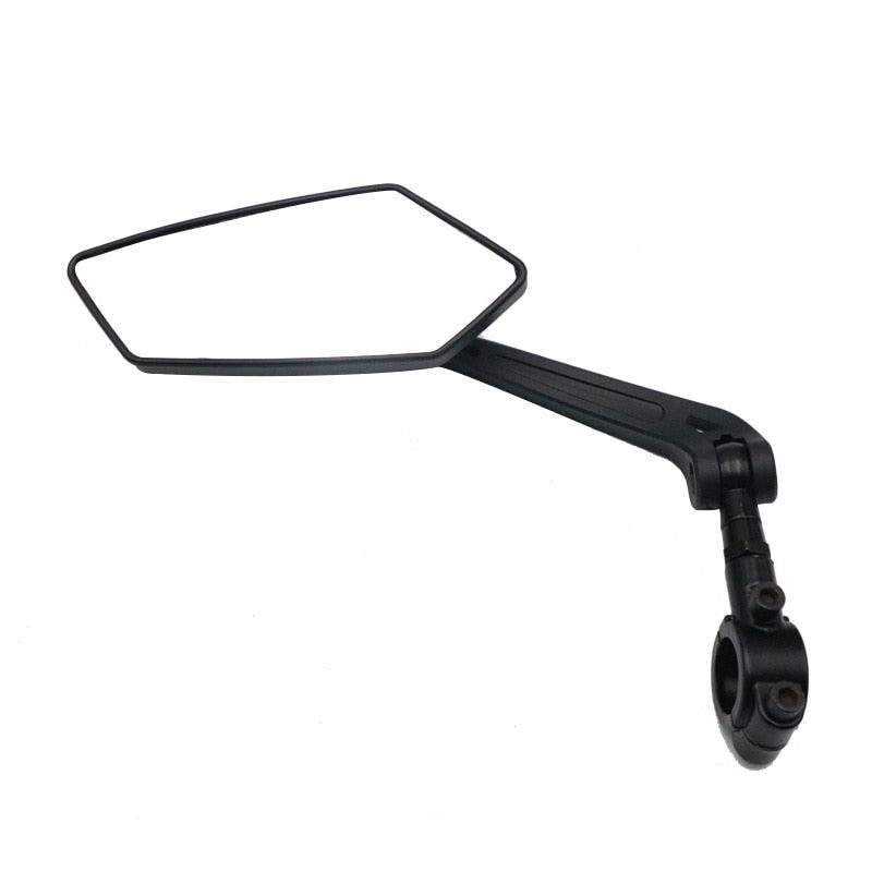 New Scratch Resistant Glass Lens Rear View Mirror Bike Cycling Clear Wide Range Back Sight Rearview Reflector Adjustable Handlebar Rotatable Bicycle Rear View Glass Mirror Wide Angle Acrylic Safety Mirror New Scratch Resistant Glass Lens - UrbanCycling.com
