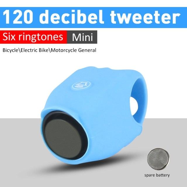 New USB Rechargeable Battery Bicycle Bell 120db Waterproof Cycling Bike Bells Electric Horn Mini Portable Cycling Handlebar Bell Electra Bike Bell Electric Cycling Bells Horn Loud Bicycle Horns Water - Resistant Sound Modes Bike Bells - UrbanCycling.com