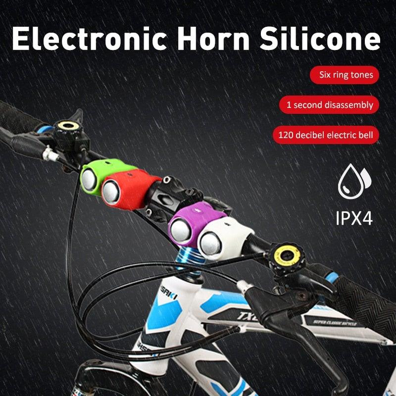 New USB Rechargeable Battery Bicycle Bell 120db Waterproof Cycling Bike Bells Electric Horn Mini Portable Cycling Handlebar Bell Electra Bike Bell Electric Cycling Bells Horn Loud Bicycle Horns Water - Resistant Sound Modes Bike Bells - UrbanCycling.com