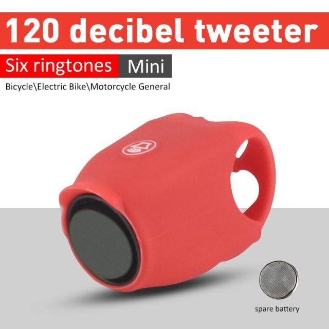 New USB Rechargeable Battery Bicycle Bell 120db Waterproof Cycling Bike Bells Electric Horn Mini Portable Cycling Handlebar Bell Electra Bike Bell Electric Cycling Bells Horn Loud Bicycle Horns Water - Resistant Sound Modes Bike Bells - UrbanCycling.com