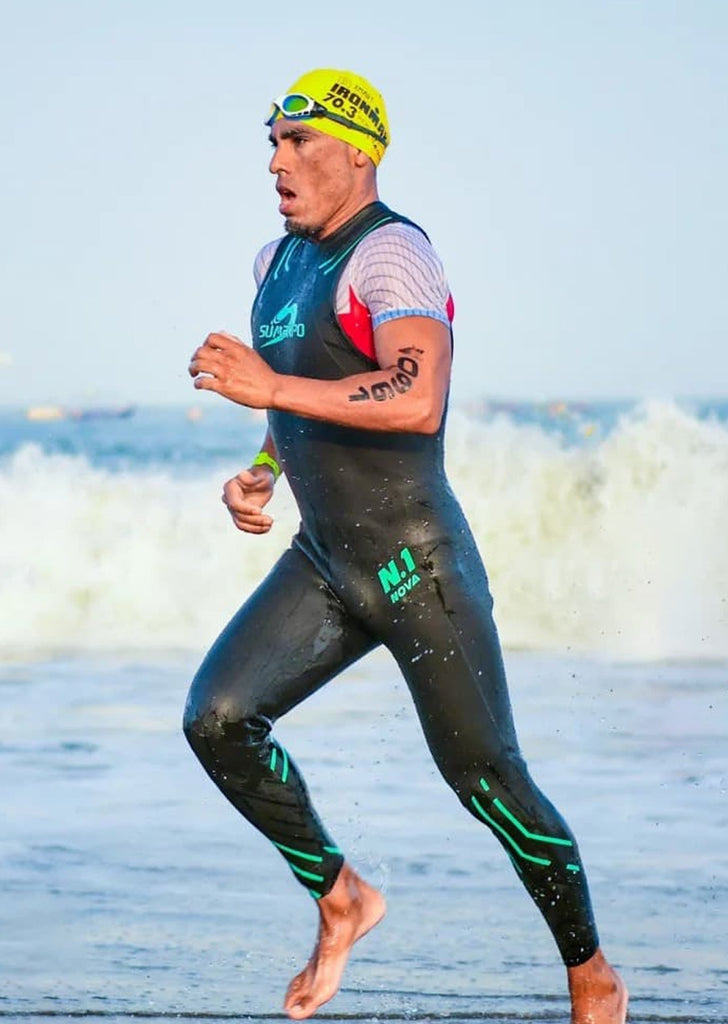 Nova Men's Eco Sleeveless Triathlon Wetsuit - UrbanCycling.com