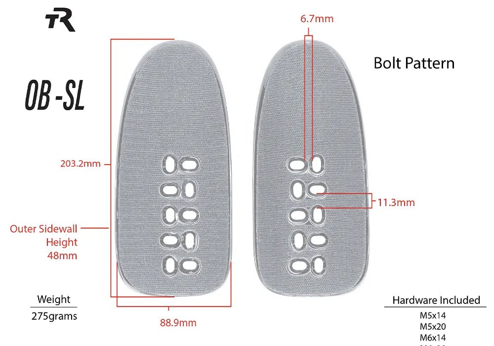 Open Back SL Carbon Arm Cups - UrbanCycling.com