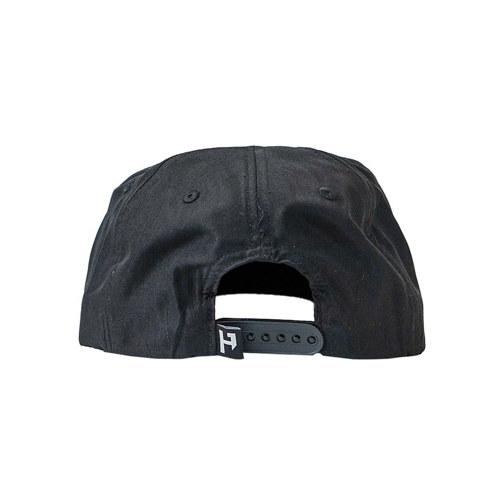 Pinch Front Rope Hat - Black Logo - UrbanCycling.com