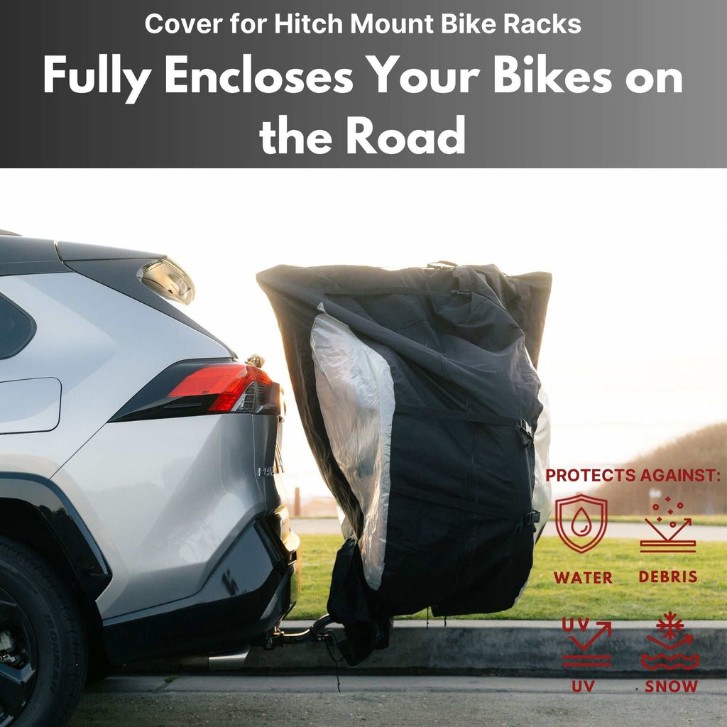 Quad Bike Rack Cover For Transport (Fits 3 - 4 Bikes) Extra Large Translucent Ends - UrbanCycling.com