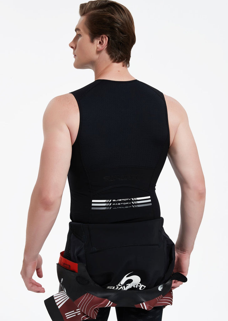 Quokka Men's Thermal Half - Zip Swimrun Vest - UrbanCycling.com