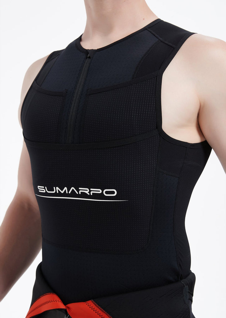 Quokka Men's Thermal Half - Zip Swimrun Vest - UrbanCycling.com