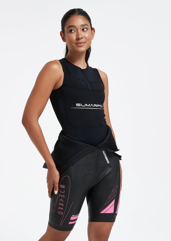 Quokka Women's Thermal Half - Zip Swimrun Vest - UrbanCycling.com