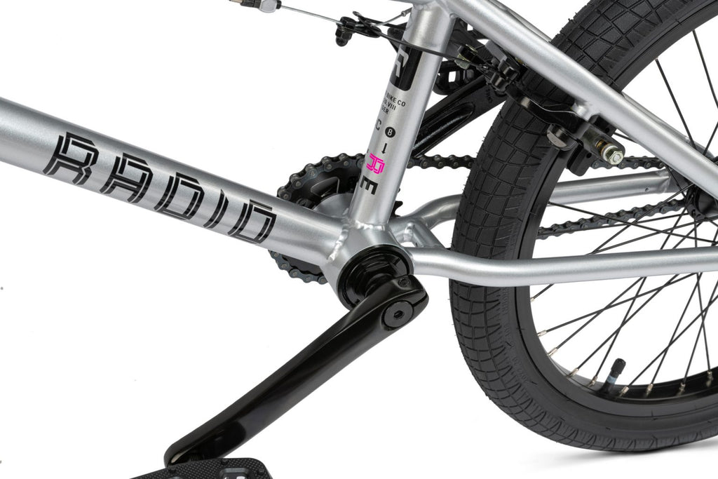 Radio 2021 Revo 20" Pro Complete BMX Bike - Silver - UrbanCycling.com