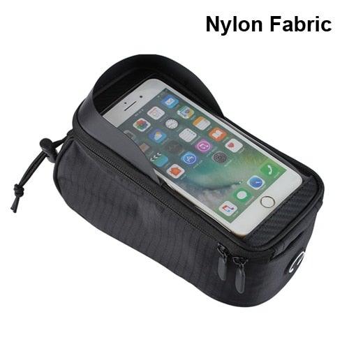 Rainproof Bicycle Bag Frame Front Top Tube Cycling Bag Reflective 6.5in Phone Case Touchscreen Bag Bike Accessories Bike Phone Bag Bicycle Bag Front Frame Pouch Top Tube Pouch Waterproof Bike Holder Accessories Bag Mount Handlebar Cell Phone - UrbanCycling.com