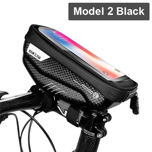 Rainproof Bicycle Bag Frame Front Top Tube Cycling Bag Reflective 6.5in Phone Case Touchscreen Bag Bike Accessories Bike Phone Bag Bicycle Bag Front Frame Pouch Top Tube Pouch Waterproof Bike Holder Accessories Bag Mount Handlebar Cell Phone - UrbanCycling.com