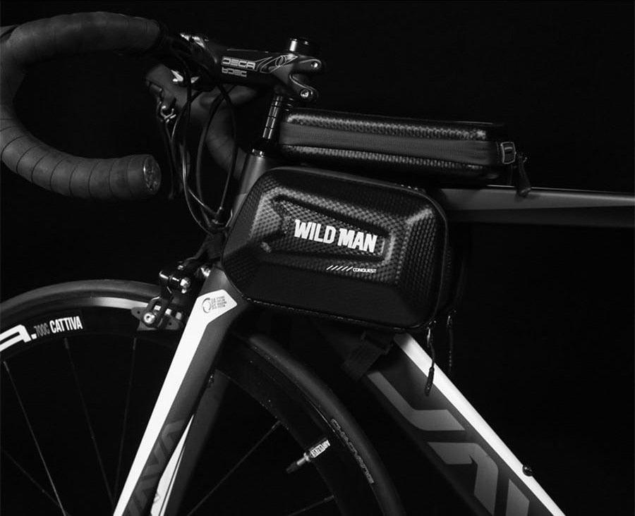 Rainproof Bicycle Bag Frame Front Top Tube Cycling Bag Reflective 6.5in Phone Case Touchscreen Bag Bike Accessories Bike Phone Bag Bicycle Bag Front Frame Pouch Top Tube Pouch Waterproof Bike Holder Accessories Bag Mount Handlebar Cell Phone - UrbanCycling.com