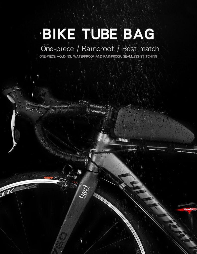Rainproof Bicycle Bag Front Frame Bike Tube Bag Mountain Road Bike Triangle Bags Panniers Cycling Carrier Bag For Bicycle Bike Top Tube Bag Bicycle Front Frame Bag Waterproof Bike Pouch Pack Bike Phone Bag Cycling Accessories Pouch For Mountain Road Bike - UrbanCycling.com