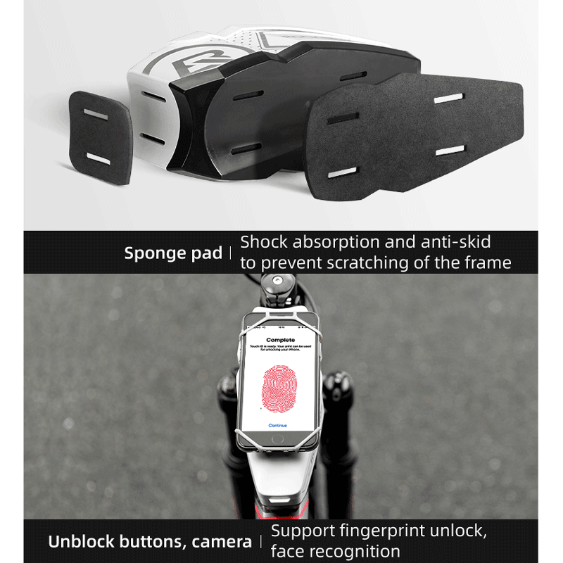 Rainproof Bike Bag For 4 - 6.5' Front Phone Bag Special PC Hard Shell With Free Rain Cover Motorcycle Bike Accessories Bike Phone Bag Bike Pouch Top Tube Bag Bicycle Front Frame Bag Waterproof Bike Accessories Bag Phone Holder Compatible With Smartphones - UrbanCycling.com