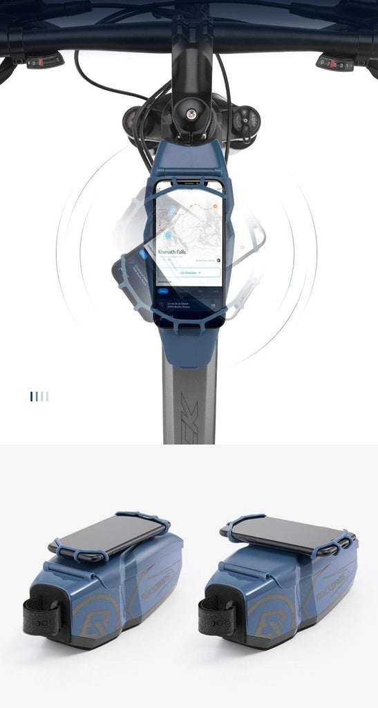 Rainproof Bike Bag For 4 - 6.5' Front Phone Bag Special PC Hard Shell With Free Rain Cover Motorcycle Bike Accessories Bike Phone Bag Bike Pouch Top Tube Bag Bicycle Front Frame Bag Waterproof Bike Accessories Bag Phone Holder Compatible With Smartphones - UrbanCycling.com