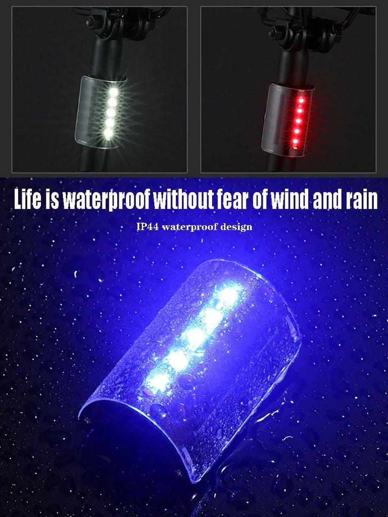 Rear Lamp Smart Bike Wireless Remote Turn Signal Lights Bicycle LED Taillight Personal Bicycle LED Rechargeable USB Bicycle Tail Light Wireless Remote Control Back Bike Light For Night Riding Safety Warning Cycling Lights - UrbanCycling.com