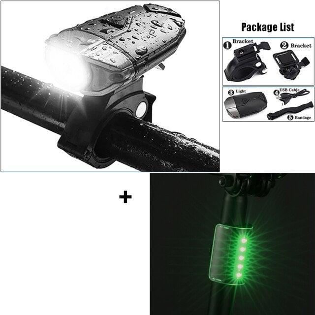 Rear Lamp Smart Bike Wireless Remote Turn Signal Lights Bicycle LED Taillight Personal Bicycle LED Rechargeable USB Bicycle Tail Light Wireless Remote Control Back Bike Light For Night Riding Safety Warning Cycling Lights - UrbanCycling.com