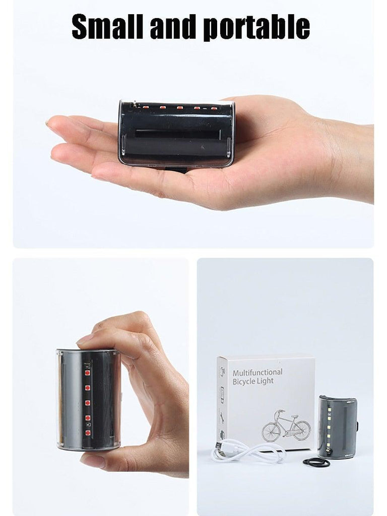 Rear Lamp Smart Bike Wireless Remote Turn Signal Lights Bicycle LED Taillight Personal Bicycle LED Rechargeable USB Bicycle Tail Light Wireless Remote Control Back Bike Light For Night Riding Safety Warning Cycling Lights - UrbanCycling.com