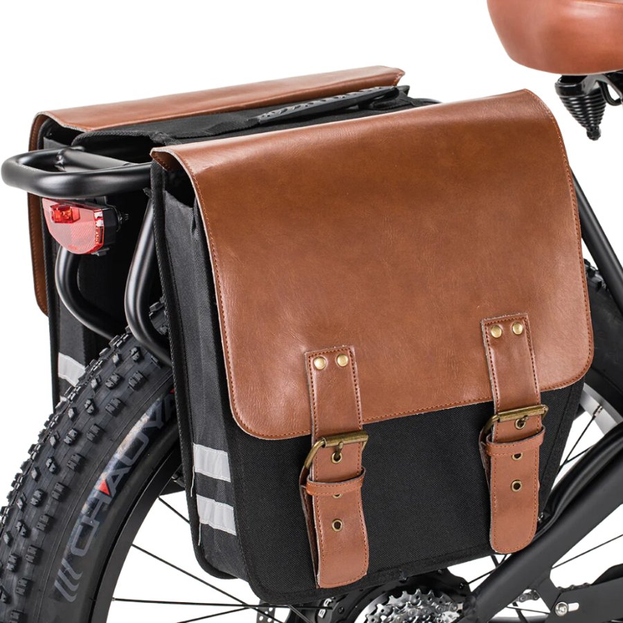 Rear Pannier Leather Saddle Bag - UrbanCycling.com