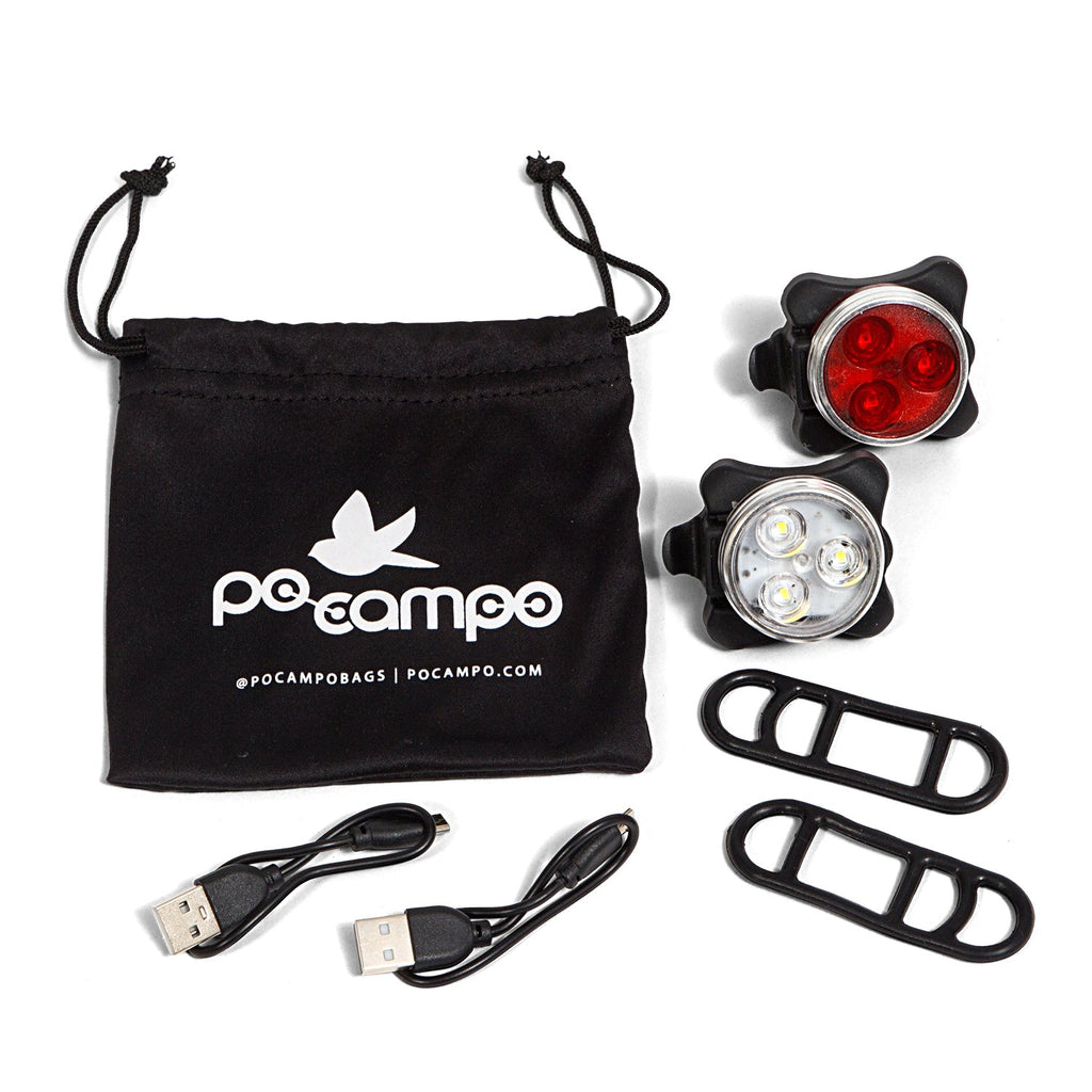 Rechargeable Clip - on Bike Light 2 - Pack - UrbanCycling.com