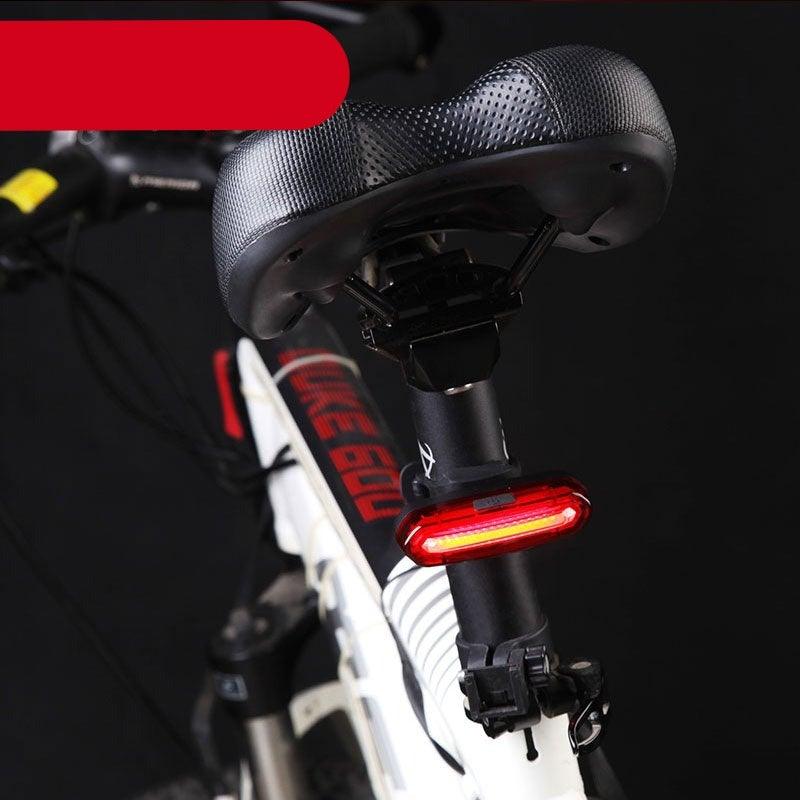 Rechargeable LED USB Mountain Bike Tail Light Taillight Safety Warning Bicycle Rear Light Bicycle Lamp Red High Intensity Rear LED Accessories Fits On Any Road Bikes Helmets - UrbanCycling.com
