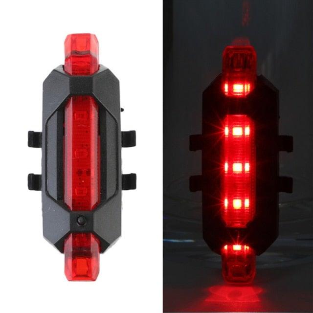 Rechargeable USB Bike Light Bicycle Front Rear Back Taillight Cycling Headlight Bicycle Lamp Flashlight Powerful Front And Back Lights Bicycle Accessories For Night Riding Cycling Safety Best Headlight With USB Tail - UrbanCycling.com