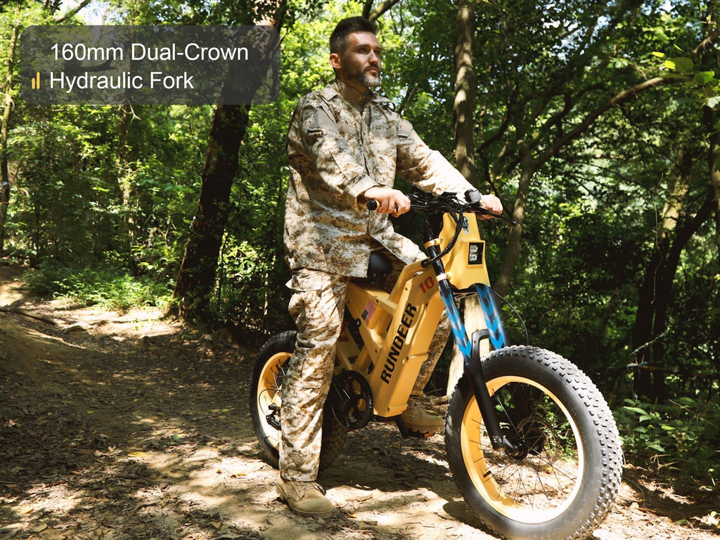 Rundeer Attack10 Off Road Electric Bike - UrbanCycling.com