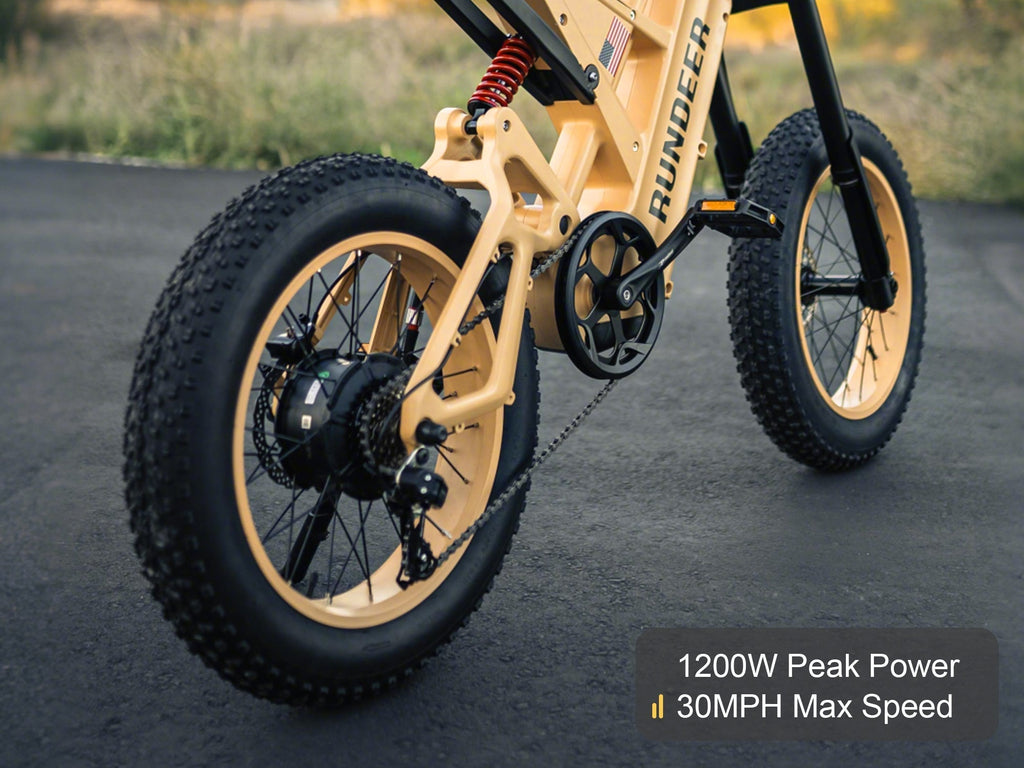 Rundeer Attack10 Off Road Electric Bike - UrbanCycling.com