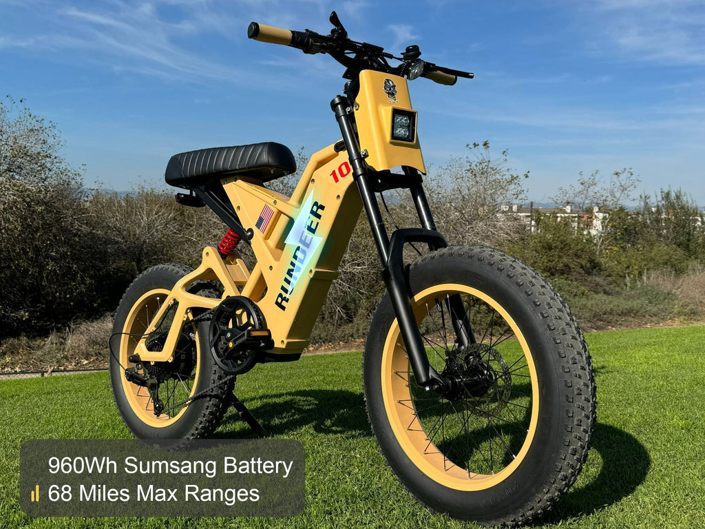 Rundeer Attack10 Off Road Electric Bike - UrbanCycling.com