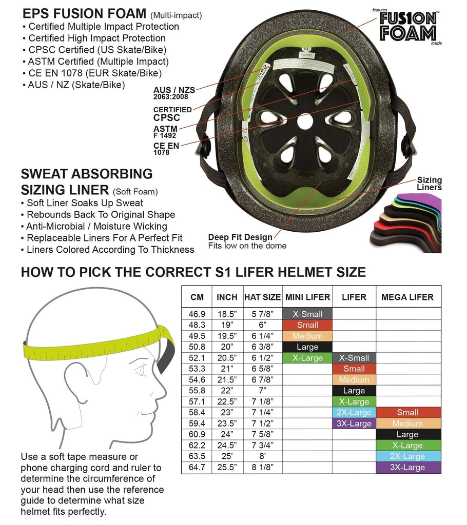 S1 Lifer Helmet - Black Matte/Purple Straps - UrbanCycling.com