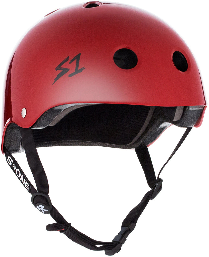 S1 Lifer Helmet - Blood Red Gloss - UrbanCycling.com